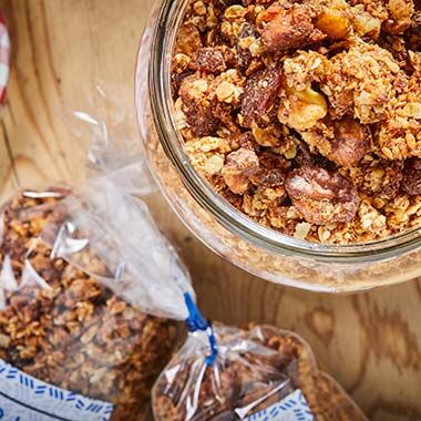 granola para yogurt casero
