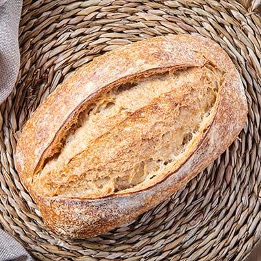 Pan de hogaza de trigo