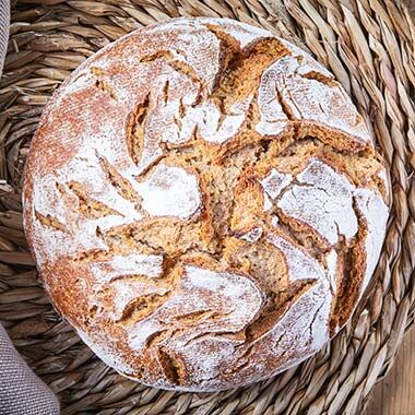 pan de hogaza de centeno 60-40