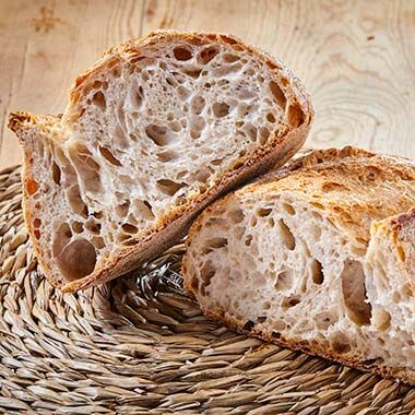 Pan de hogaza de trigo